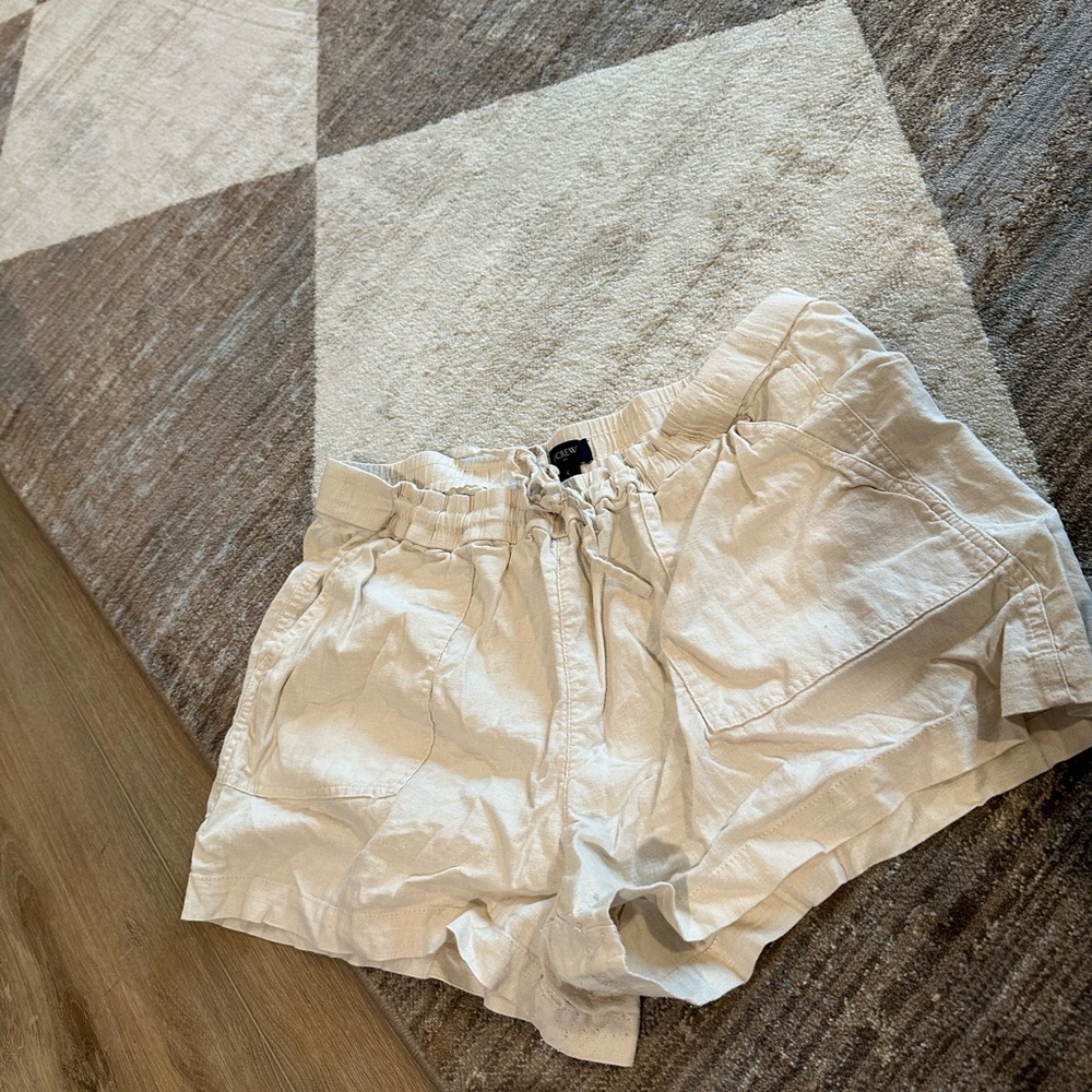 J. Crew Women's Light Tan Cargo Shorts